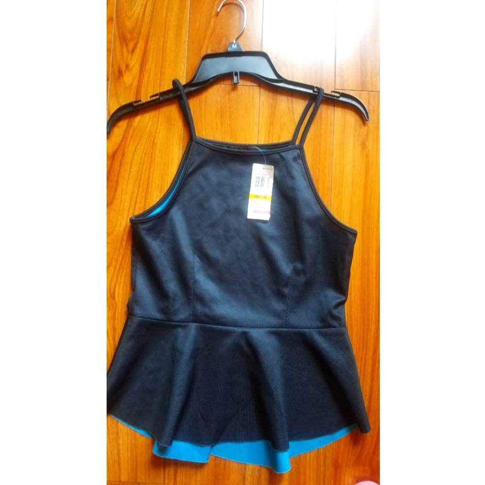 Material Girl Dressy Black Top